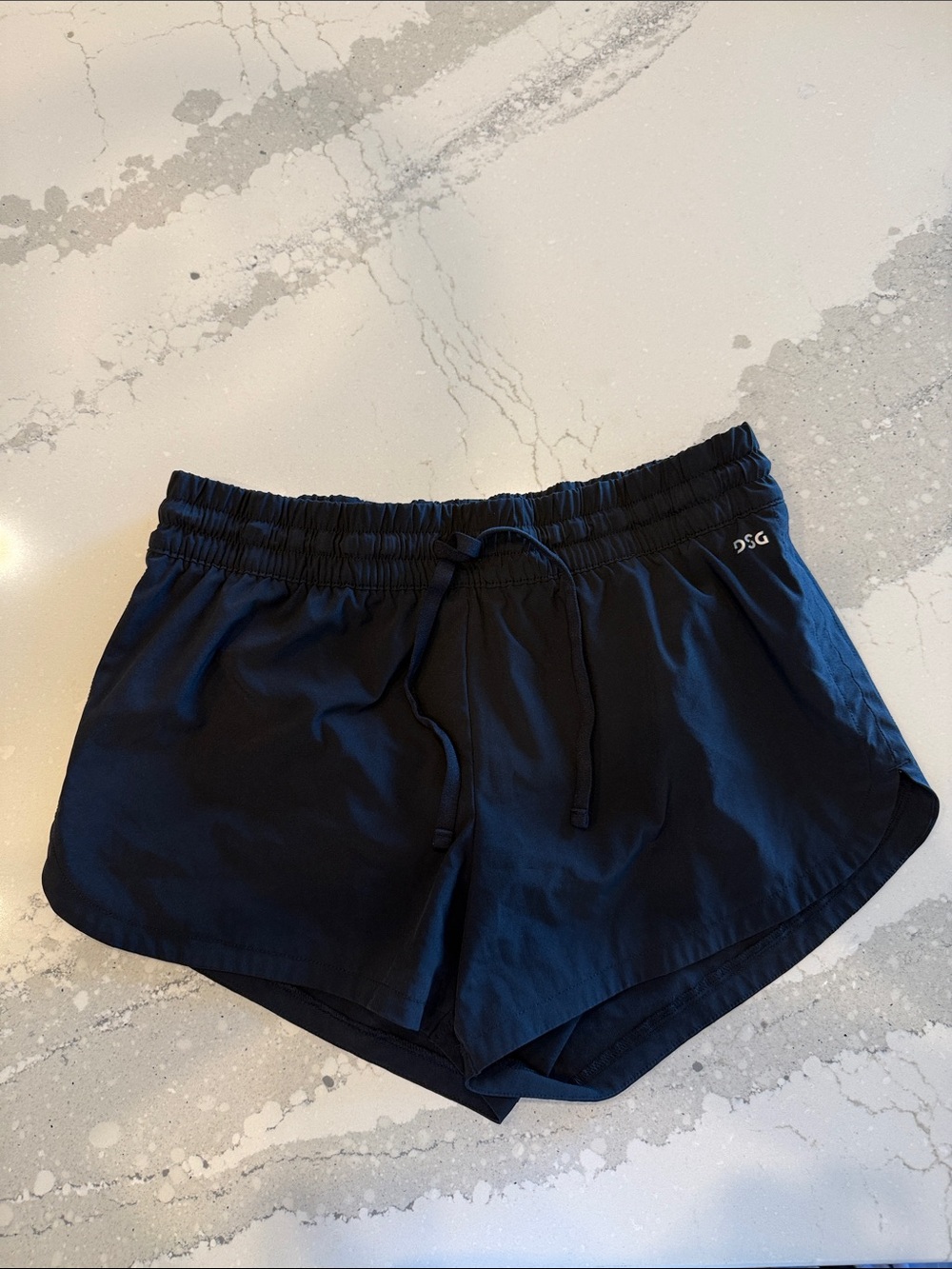 DSG Black Women's Athletic Shorts with Elastic Waist